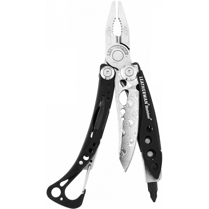 Мультитул LEATHERMAN SKELETOOL BLACK DAMASCUS 832422 Мультитул LEATHERMAN SKELETOOL BLACK DAMASCUS 832422
